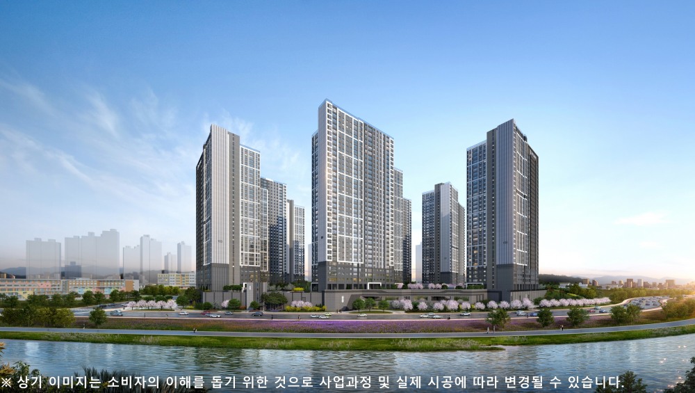 더샵 탕정인피니티시티 투시도./사진제공=포스코이앤씨