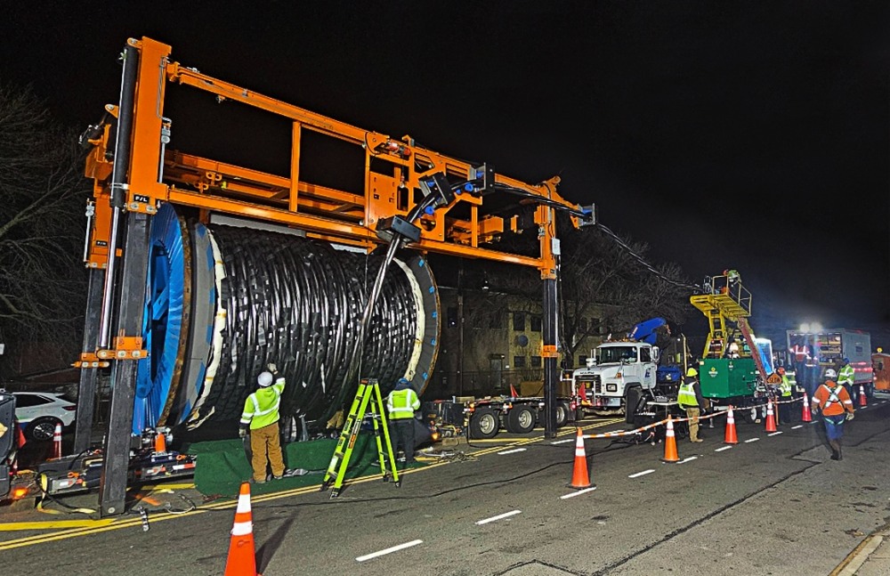 대한전선의 미국 뉴욕 노후 케이블 교체 작업 현장./사진 = 대한전선