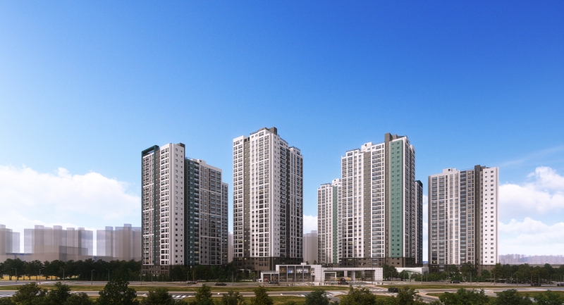평택 푸르지오 센터파인 주경투시도 / 사진제공=대우건설