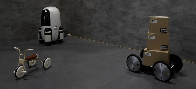 현대로보틱스랩이 개발한 전기차 자동 충전 로봇 배송 로봇, 퍼스널 모빌리티, 모바일봇 모베드. 사진=현대차