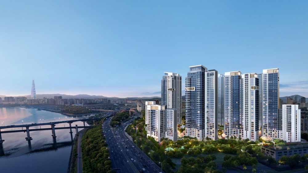 청담 르엘 조감도./사진제공=롯데건설