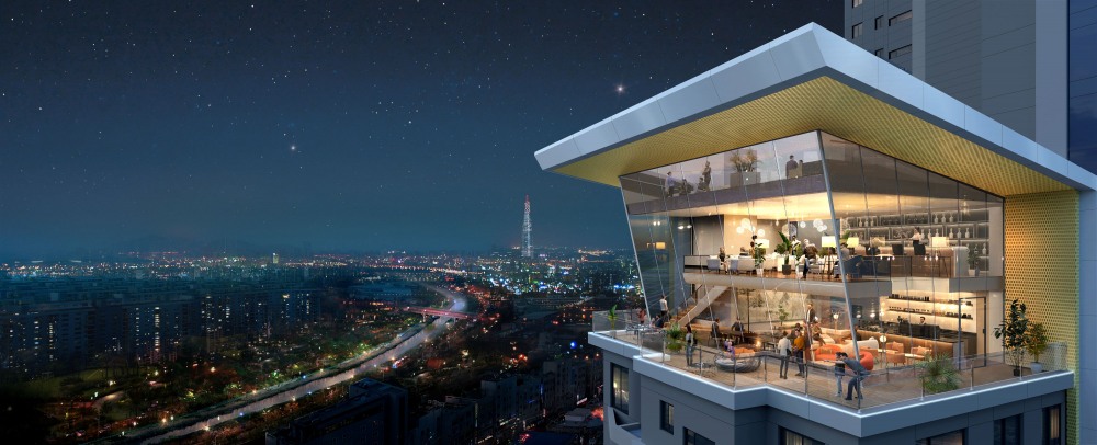 개포 써밋 187 스카이조감도 / 사진제공=대우건설