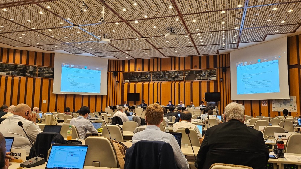 에프엔에스벨류가 국제표준으로 제안한 ‘분산원장 기술을 이용한 일회용 인증키 기반의 인증체계’가 지난 2일부터 6일까지 스위스 제네바 ITU(국제전기통신연합)에서 개최된 ITU-T SG17 국제회의서 사전 채택됐다./사진 제공 = 에프엔에스벨류