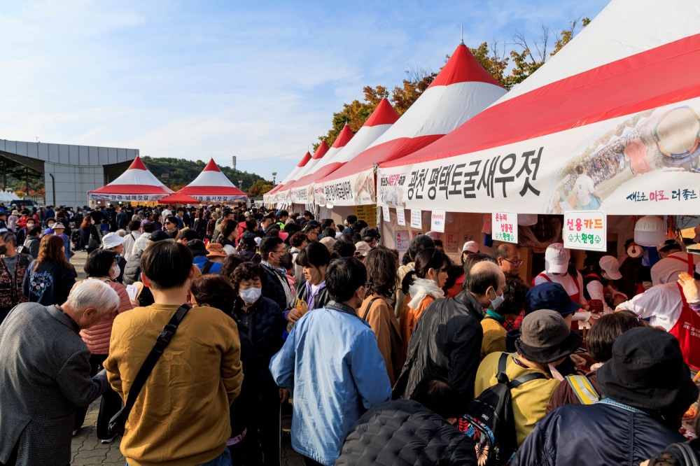 새우젓 판매현장./사진제공=마포구