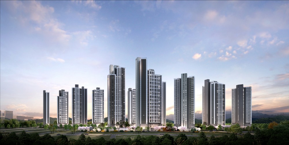 e편한세상 일산 메이포레 투시도../사진제공=DL이앤씨