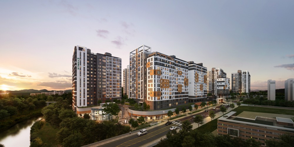 ‘검단신도시 파밀리에 엘리프’ 투시도./사진제공=신동아건설