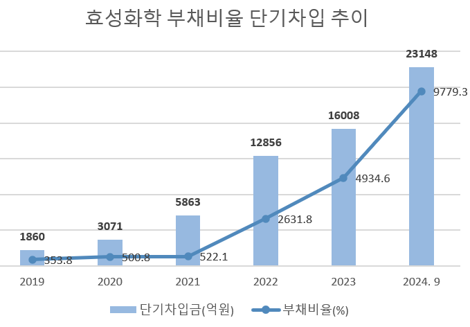 '부채비율 9779%' 효성화학 위기에...독립한 HS효성첨단소재는 왜?
