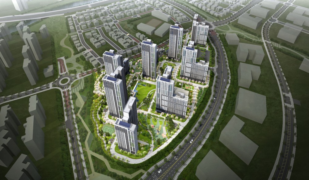 엘리프 옥정 시그니처 단지조감도