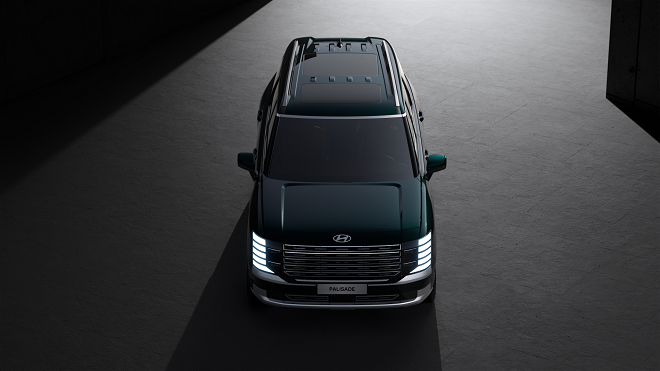 현대차 팰리세이드 풀체인지 공개 "견고한 외관, 넓어진 실내"