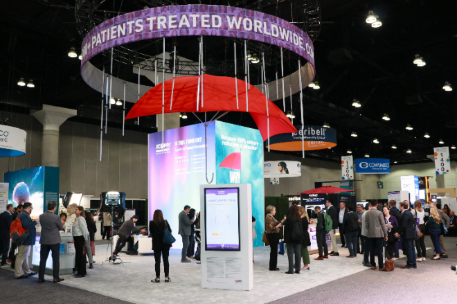 SK바이오팜 2024 미국뇌전증학회 부스. /사진=SK바이오팜