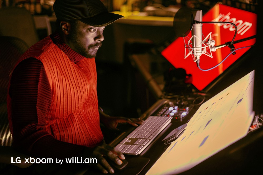 LG전자, 글로벌 뮤지선 윌아이엠과 무선 오디오 브랜드 'LG 엑스붐' 재편. / 사진=LG전자