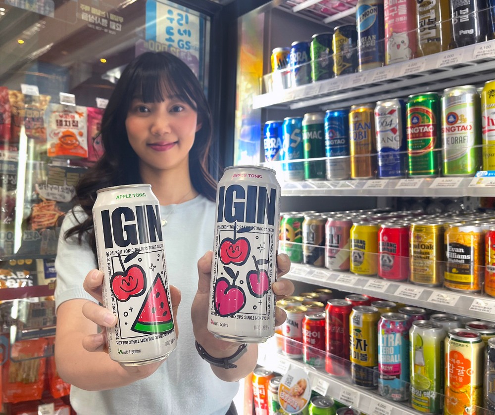 편의점 GS25가 ‘IGIN 애플토닉’를 출시했다. /사진제공=GS25