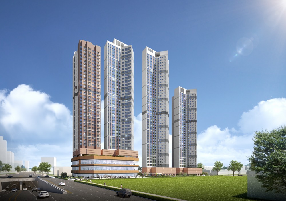 숭의역 라온프라이빗 투시도./사진제공=라온건설