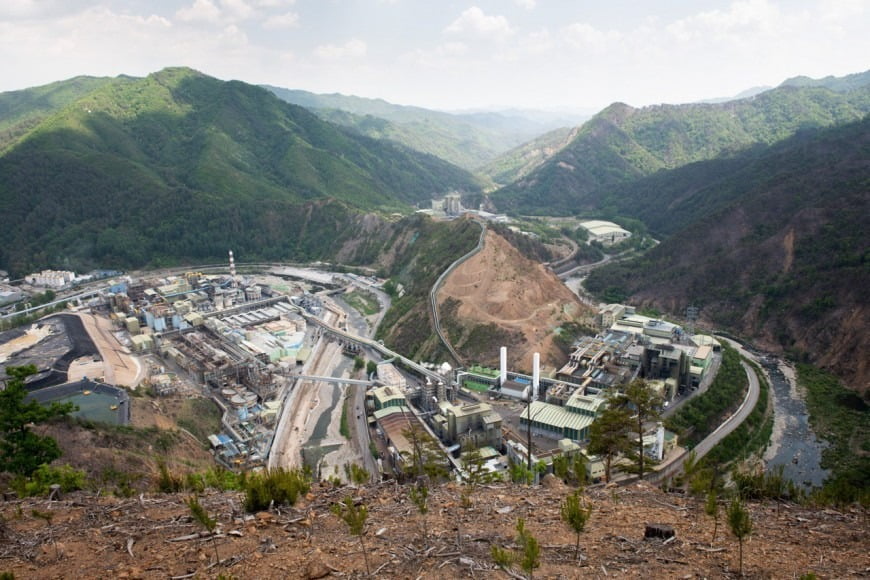 영풍 석포제련소. 사진=환경보건시민센터