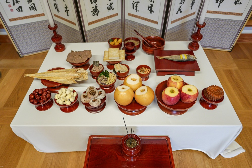 설 간소화 차례상 모습. ⓒ 한국농수산식품유통공사