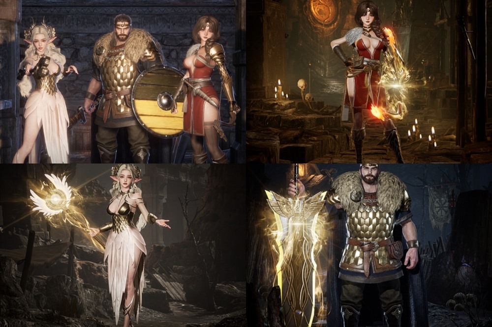 발할라 서바이벌 3개 클래스 그래픽 이미지샷. / 사진=라이온하트스튜디오