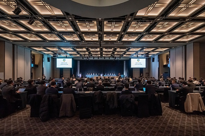 고려아연 임시주총 현장. 사진=고려아연