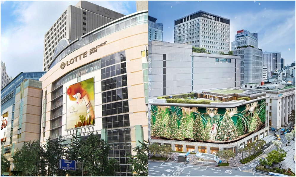 롯데쇼핑과 신세계가 지난해 부진한 성적을 거뒀다. /사진제공=롯데쇼핑, 신세계