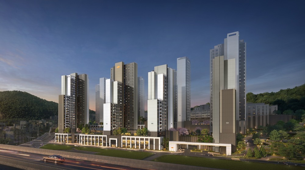 e편한세상 연희 단지 투시도./사진제공=DL이앤씨