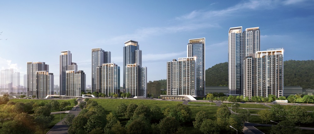 서울 노원구 상계5구역 재개발 사업 투시도. / 사진제공=롯데건설