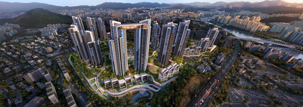 부산 연산5구역 조감도./사진제공=현대건설