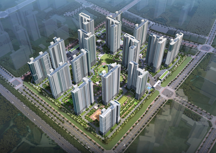 브레인시티 푸르지오 조감도./사진제공=대우건설