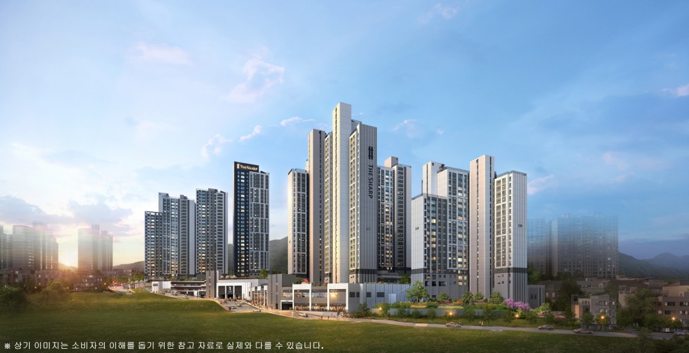 더샵 당리센트리체 투시도. / 사진제공=포스코이앤씨