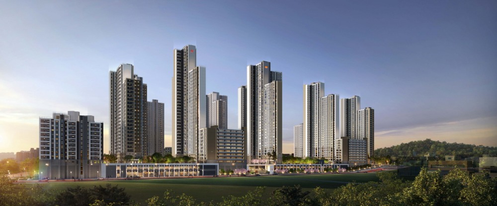 장위9구역 공공재개발 사업 단지 투시도./사진제공=DL이앤씨, 현대건설 컨소