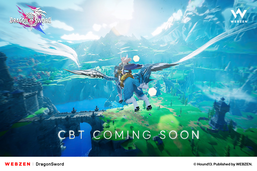 웹젠, 신작 '드래곤 소드' CBT 참가자 모집. / 사진=웹젠