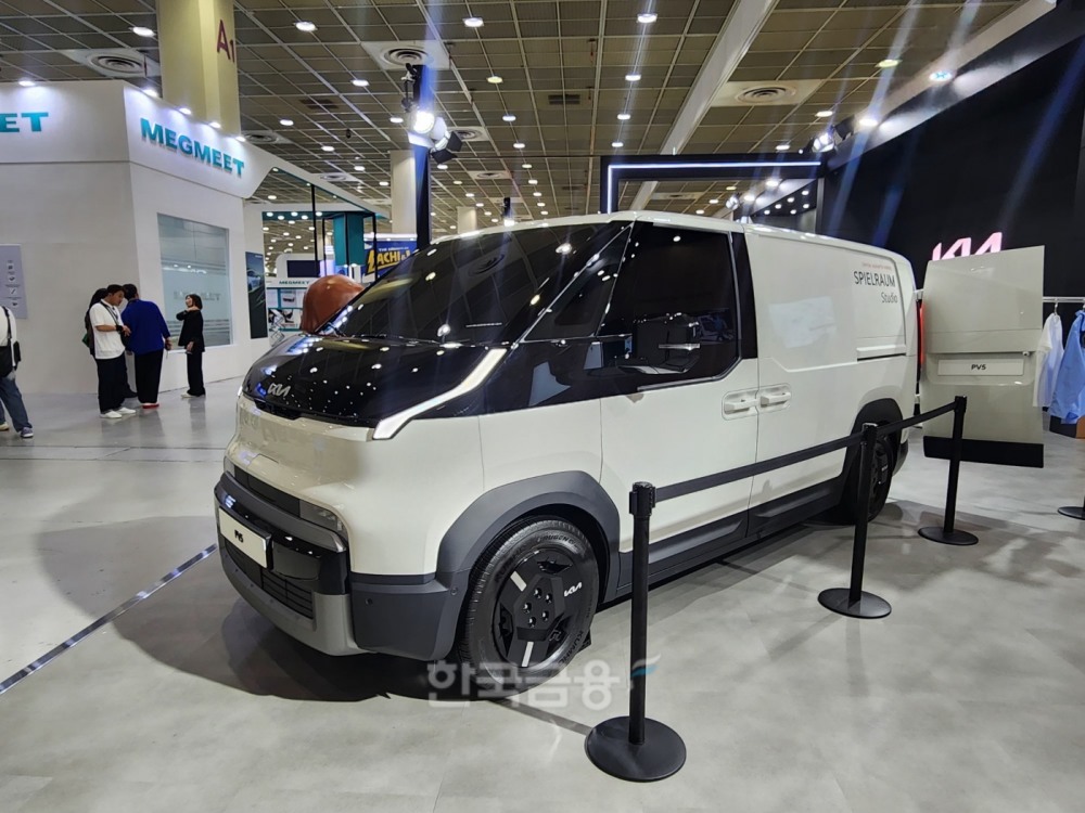기아가 선보인 첫번째 PBV 프로젝트 차량 'PV5'. / 사진=김재훈 기자