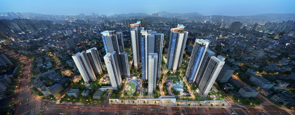 면목7구역 재개발 조감도. / 사진제공=SK에코플랜트