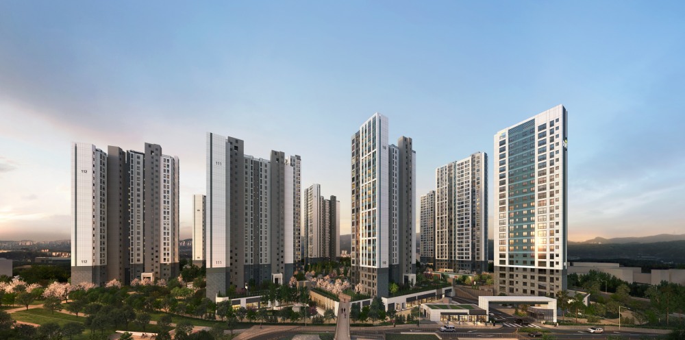 '신분평 더웨이시티 제일풍경채' 투시도. / 사진제공=HMG그룹