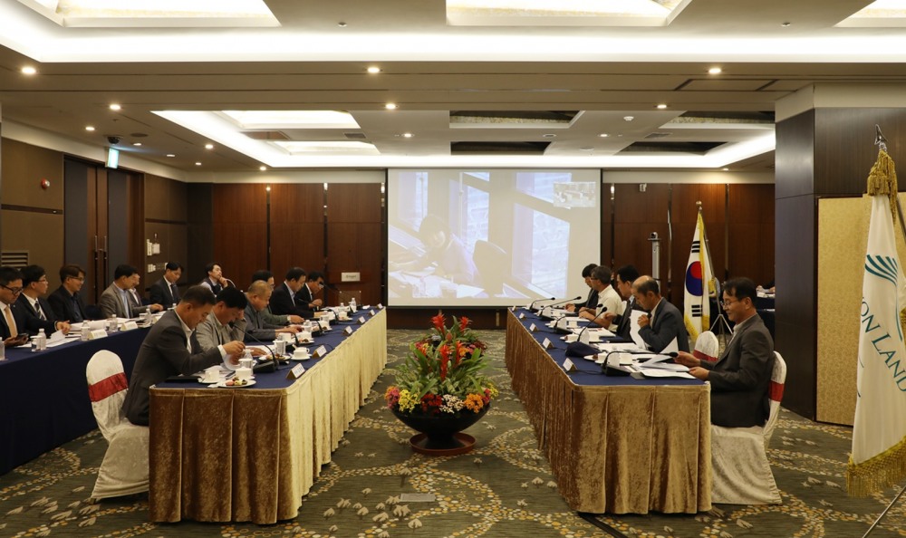 강원랜드 제222차 이사회 모습. /사진제공=강원랜드