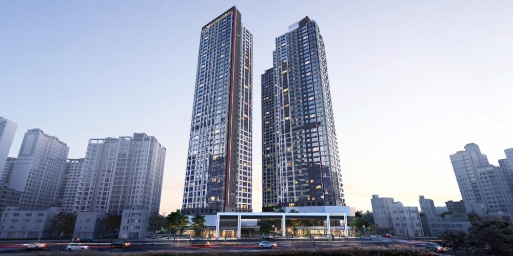 가야역 롯데캐슬 스카이엘 투시도./사진제공=롯데건설