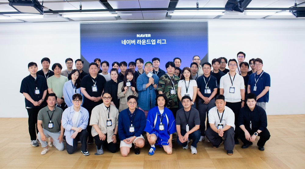 ‘라운드업 리그’ 1기 참여 브랜드 20개가 지난 17일 네이버 1784에서 투자사와 첫 네트워킹을 진행했다. / 사진=네이버