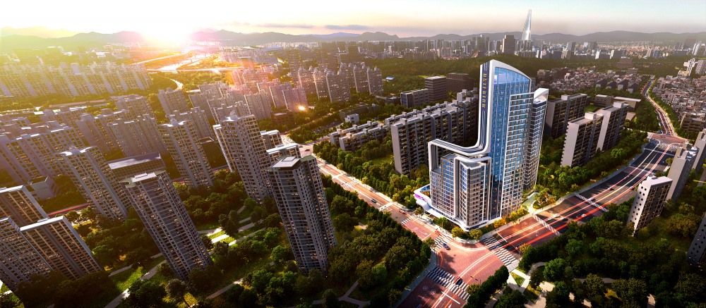 개포 현대4차 가로주택정비사업 조감도./사진제공=동부건설