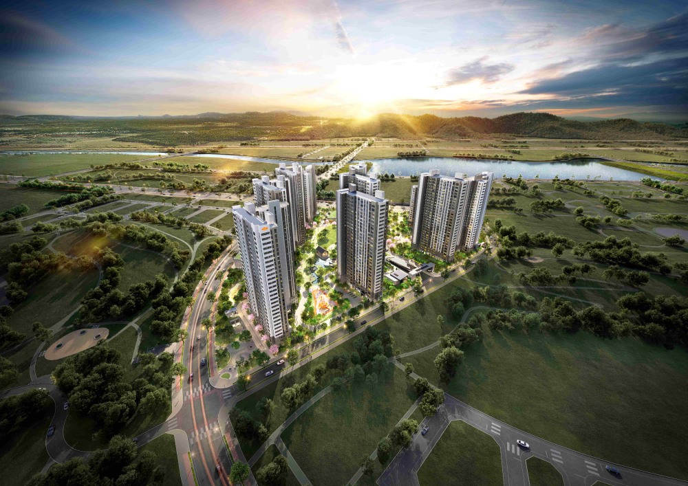 DL이앤씨가 우선협상대상자로 선정된 ‘광명시흥 민간참여 공공주택건설사업’ S1-10·B1-3블록 조감도.사진제공=DL이앤씨