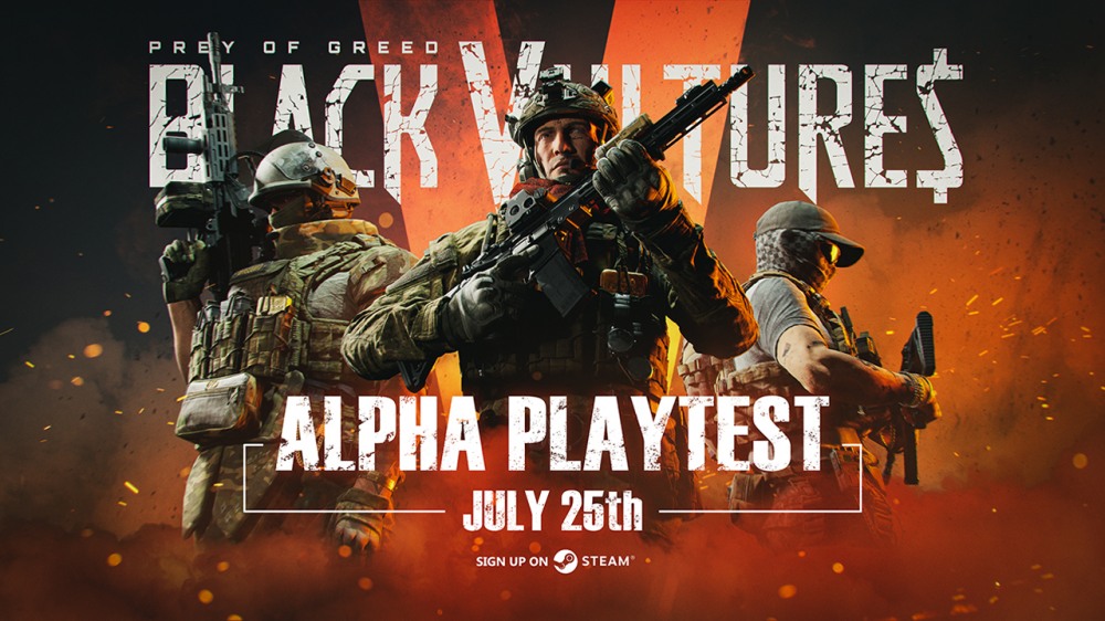 위메이드(대표 박관호) 자회사 디스민즈워에서 개발 중인 신작 PC FPS 게임 ‘블랙 벌처스: 프레이 오브 그리드, 이하 블랙 벌처스)’가 26일부터 스팀 글로벌 플레이 테스트에 돌입한다고 25일 밝혔다. / 사진=위메이드