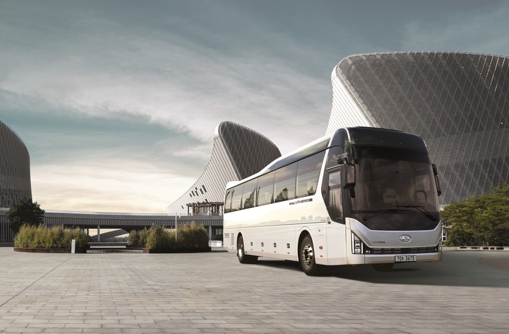 현대차 대형 수소 버스 '유니버스' 상품성 개선 모델 출시. /사진=현대차
