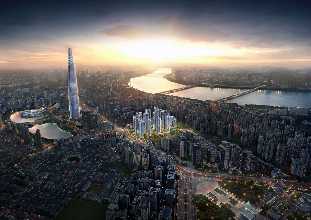 ’잠실 르엘’ 투시도./사진제공=롯데건설