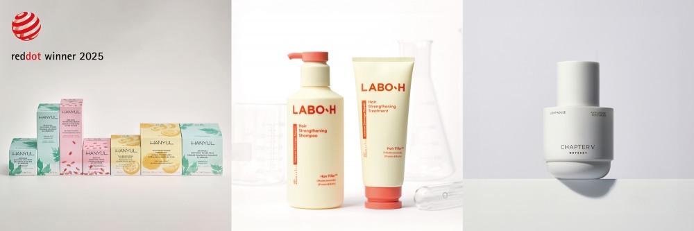 아모레퍼시픽이 2025 레드닷 디자인 어워드 본상 3개를 수상했다. /사진제공=아모레퍼시픽