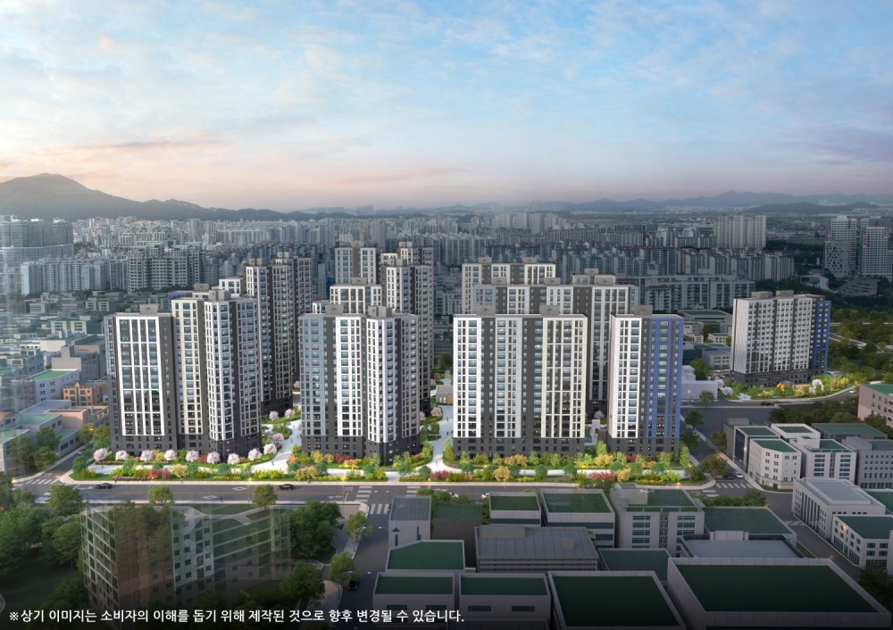 두산위브&수자인 부평 더퍼스트 투시도./사진제공=두산건설