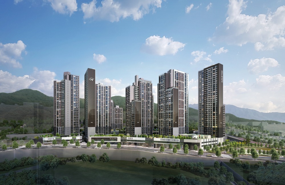 힐스테이트 사직아시아드 투시도. /사진제공=현대건설