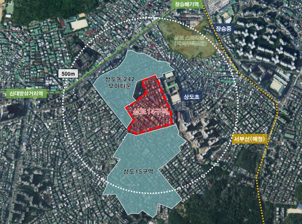상도14구역 주택정비형 재개발사업 조감도./사진제공=코리아신탁