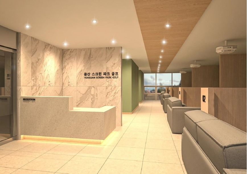 용산 스크린 파크골프장 남산점 투시도./사진제공=용산구