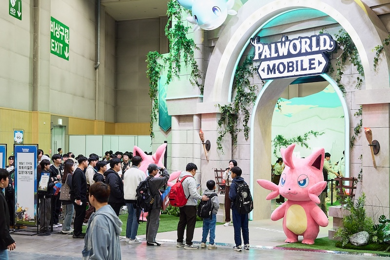 지스타 2025 크래프톤 부스 전경. / 사진=크래프톤