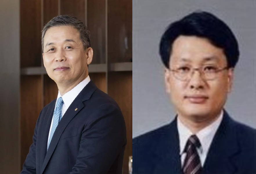 윤병운 NH투자증권 대표(왼쪽)와 임정수 NH농협리츠운용 대표