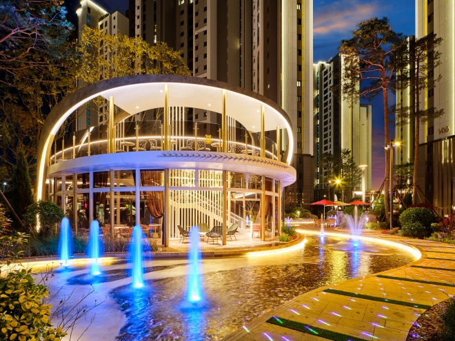 세계 최고 권위 ‘2025 세계조경가협회(IFLA) 어워드’ 수상한 신검단 로열파크씨티Ⅱ./자료제공=DK아시아