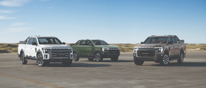 KGM 신형 '무쏘' 라인업. / 사진=KGM