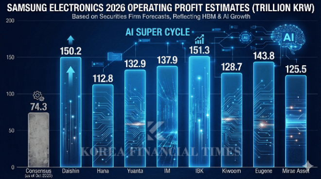 Chart reconstructed by Korea Financial Times via Gemini / Source: FnGuide, respective companies